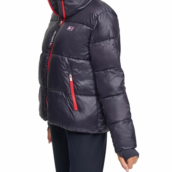 Tommy Hilfiger Jackets & Blazers - Tommy Hilfiger Women’s Puffer Thumbholes Coat-Jacket S-M